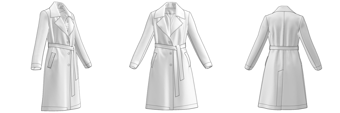 Coat C102 Size (40/XXS-48/L)