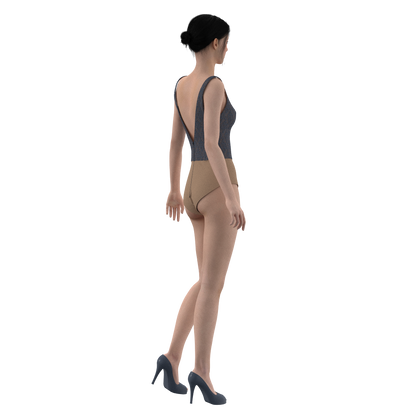 Bodysuit BD101 & Skirt SK102 Size(40/XXS-48/L)