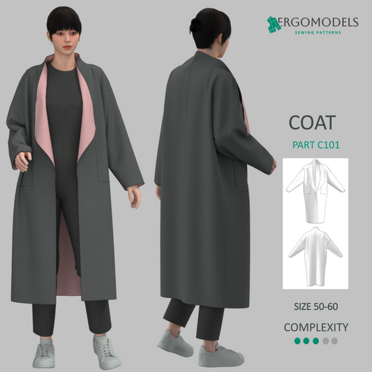 Coat C101 Size(50/XL-52/XXL - 58/5XL-60/6-XL)