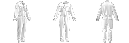Jumpsuit MJ102 Size(XS/44-XXL/54)