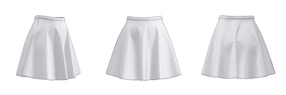 Bodysuit BD101 & Skirt SK102 Size(40/XXS-48/L)