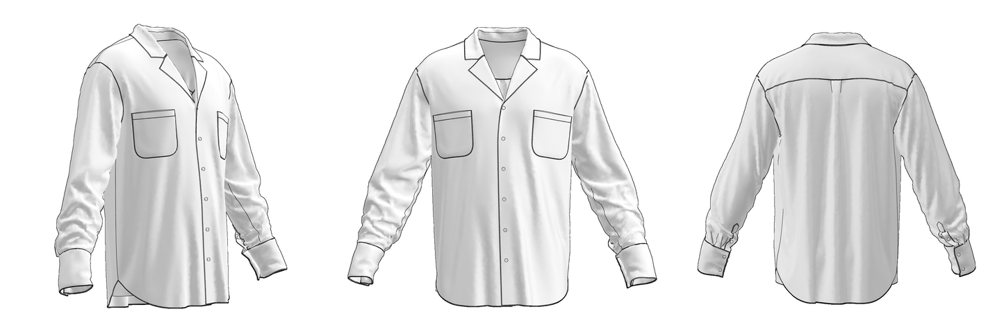 Shirt MEN-SH101 Size(S/44-XXL/54)