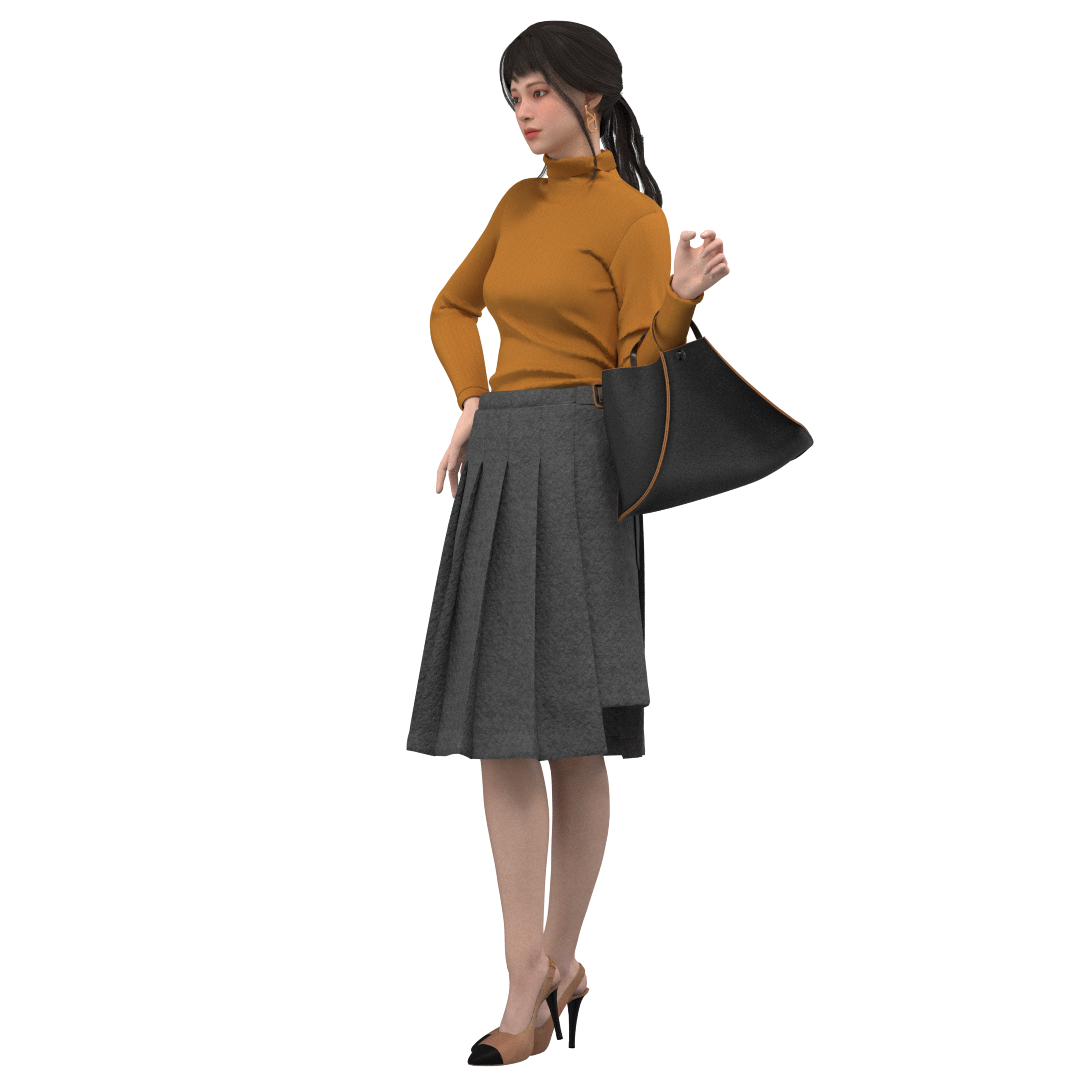 Skirt SK-105 Size(XXS/40-XL50)